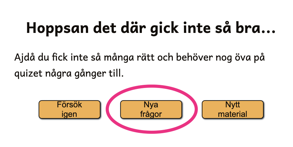 Gör Om Quiz